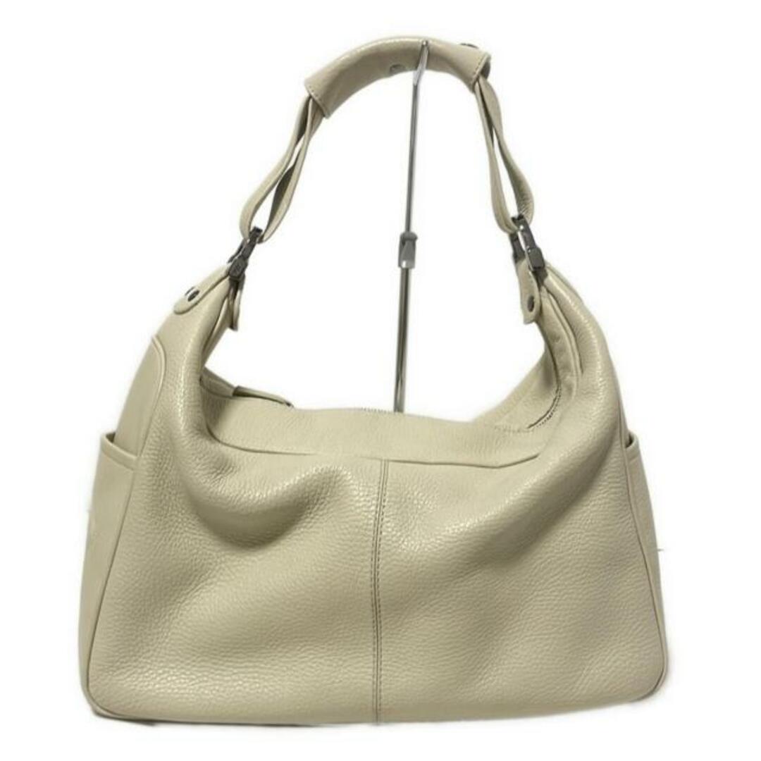 TOD'S - TOD'S(トッズ) ショルダーバッグ - アイボリー レザーの TOD'S - TOD'S(トッズ) ショルダーバッグ - アイボリー レザーの