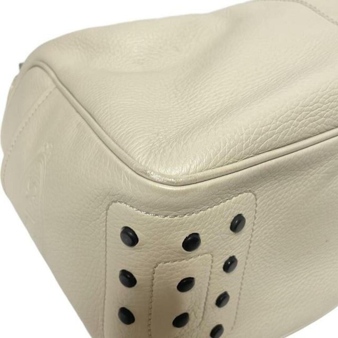 TOD'S - TOD'S(トッズ) ショルダーバッグ - アイボリー レザーの TOD'S - TOD'S(トッズ) ショルダーバッグ - アイボリー レザーの