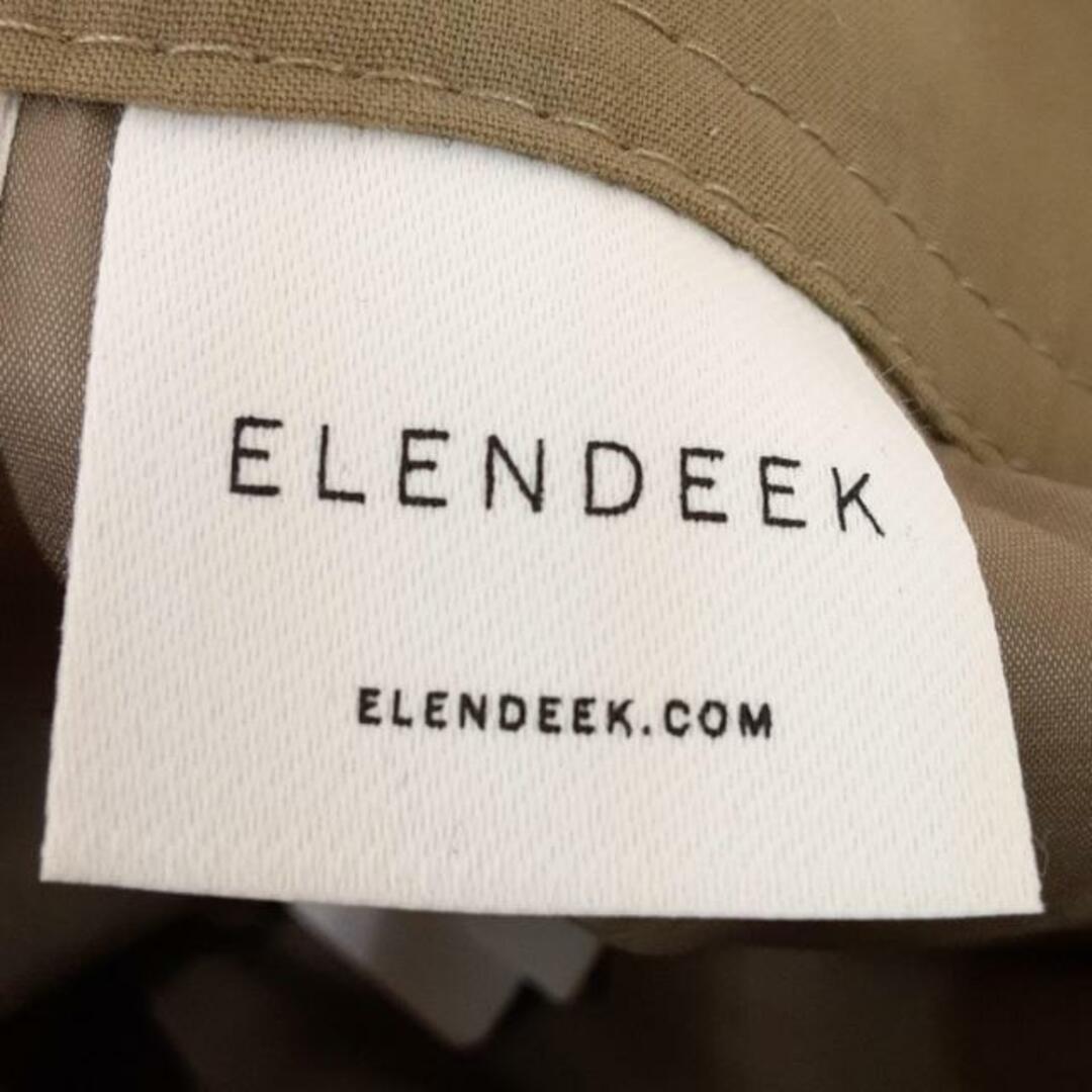 ELENDEEK(エレンディーク) ロングスカート サイズ01 S レディース美品  - イエローグリーン フェイクレザー/ウエストゴム レディースのスカート(ロングスカート)の商品写真