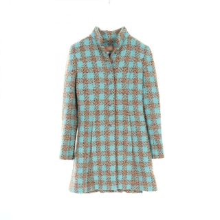 CHANEL - CHANEL ツイード ココマークボタン Aライン フレア CHANEL - CHANEL ツイード ココマークボタン Aライン フレア