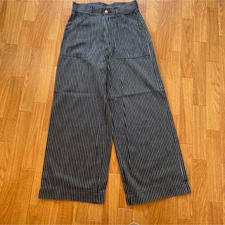 45R - 極美品 定価5万 45R リネンの908テントパンツ(インディゴ 45R - 極美品 定価5万 45R リネンの908テントパンツ(インディゴ