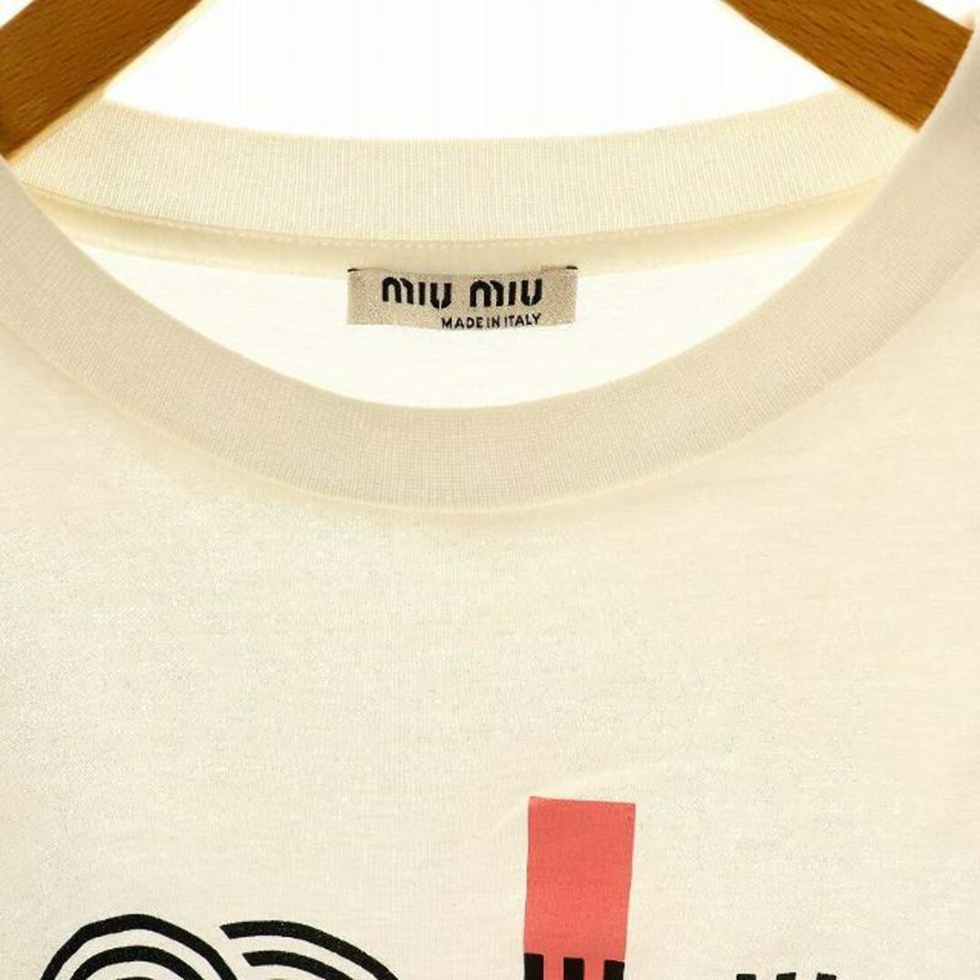 MIU MIU - ミュウミュウ MIUMIU CLUB Tシャツ カットソー 半袖の MIU MIU - ミュウミュウ MIUMIU CLUB Tシャツ カットソー 半袖の