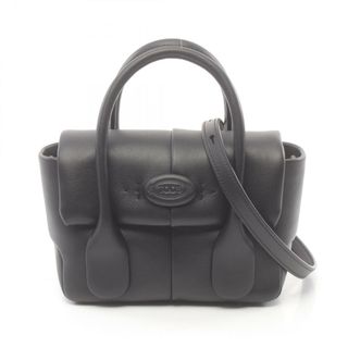 TOD'S - TOD'S(トッズ) ハンドバッグ Dバッグ ネイビー×レッド TOD'S - TOD'S(トッズ) ハンドバッグ Dバッグ ネイビー×レッド