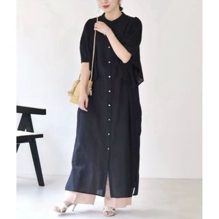 SHIPS - 美品 シップス カーディガン リブワンピース SHIPS - 美品 シップス カーディガン リブワンピース