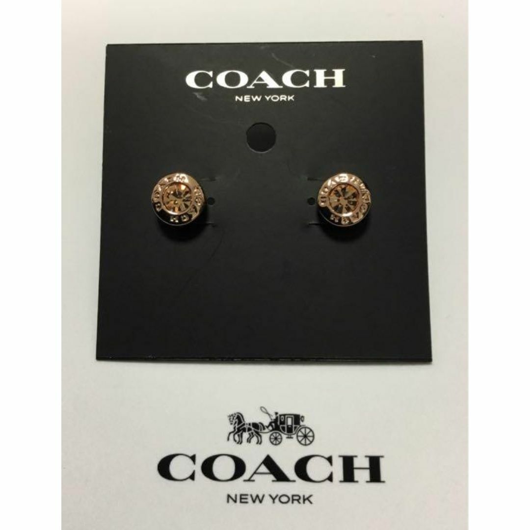 COACH - 新品 ショッパー付 COACH サークル カットストーン COACH - 新品 ショッパー付 COACH サークル カットストーン