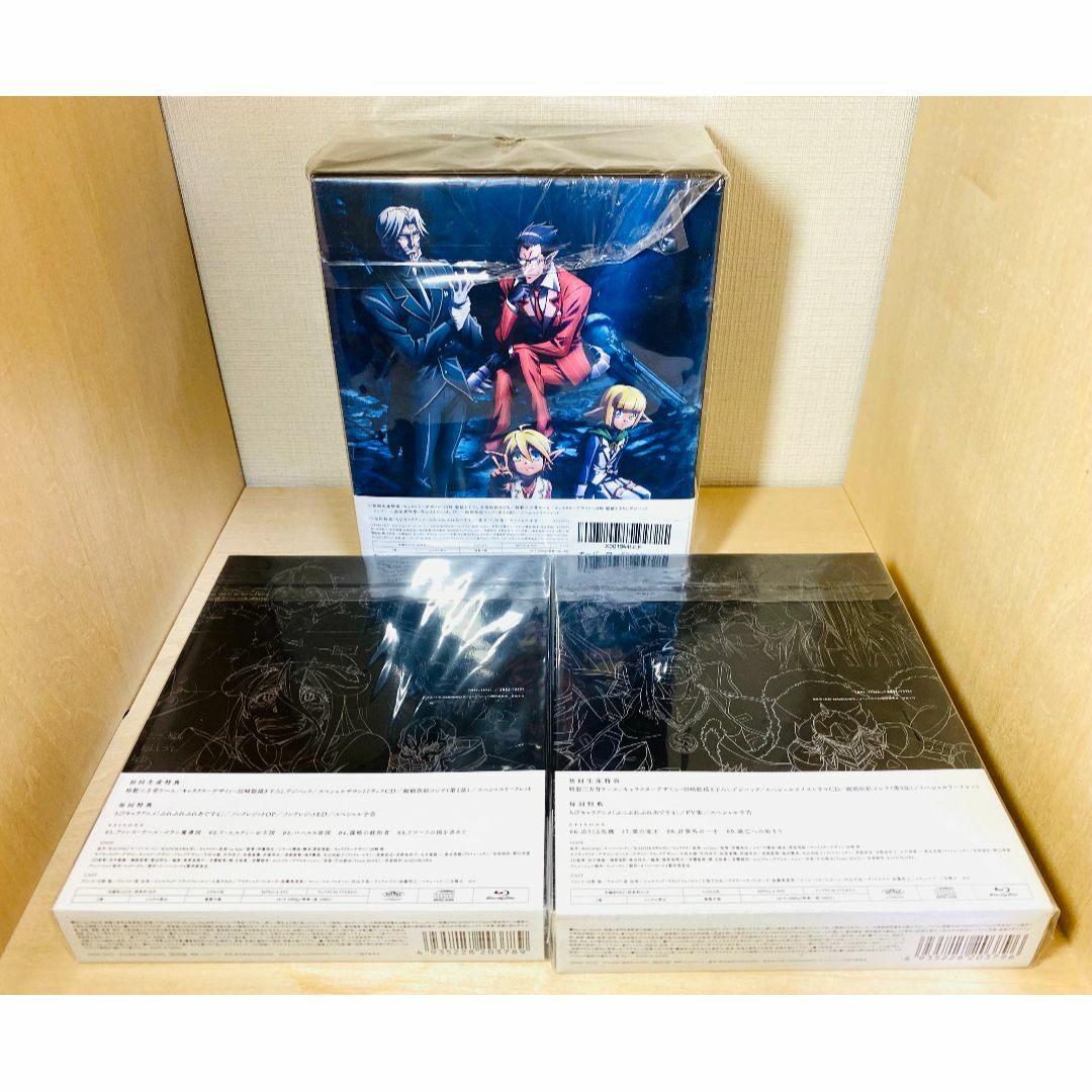 ほぼ未開封】 Blu-ray オーバーロードIV 初回生産版 全3巻セット