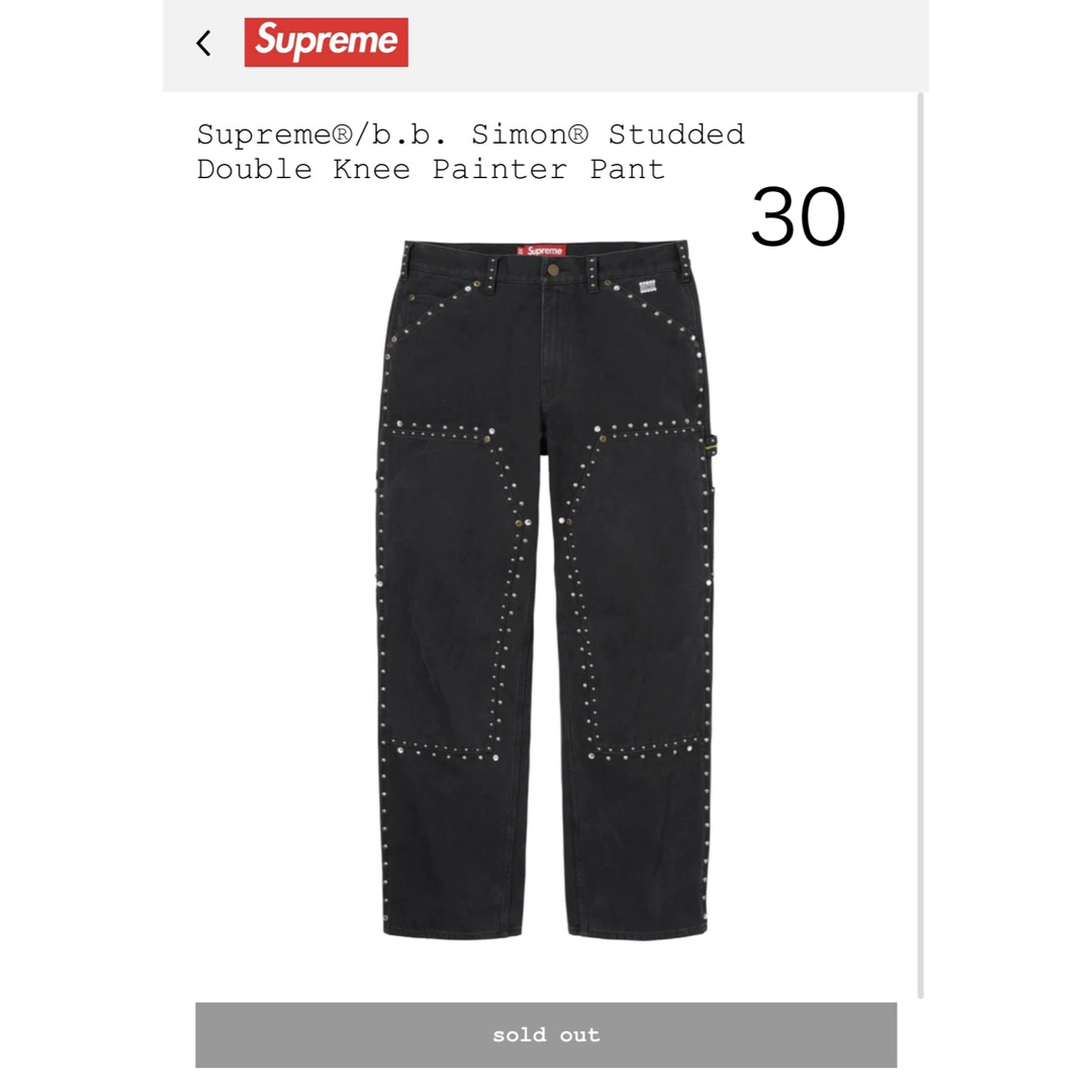 Supreme - G.W限定価格!Supreme b.b. Simon Double Kneeの通販 Supreme - G.W限定価格!Supreme b.b. Simon Double Kneeの通販