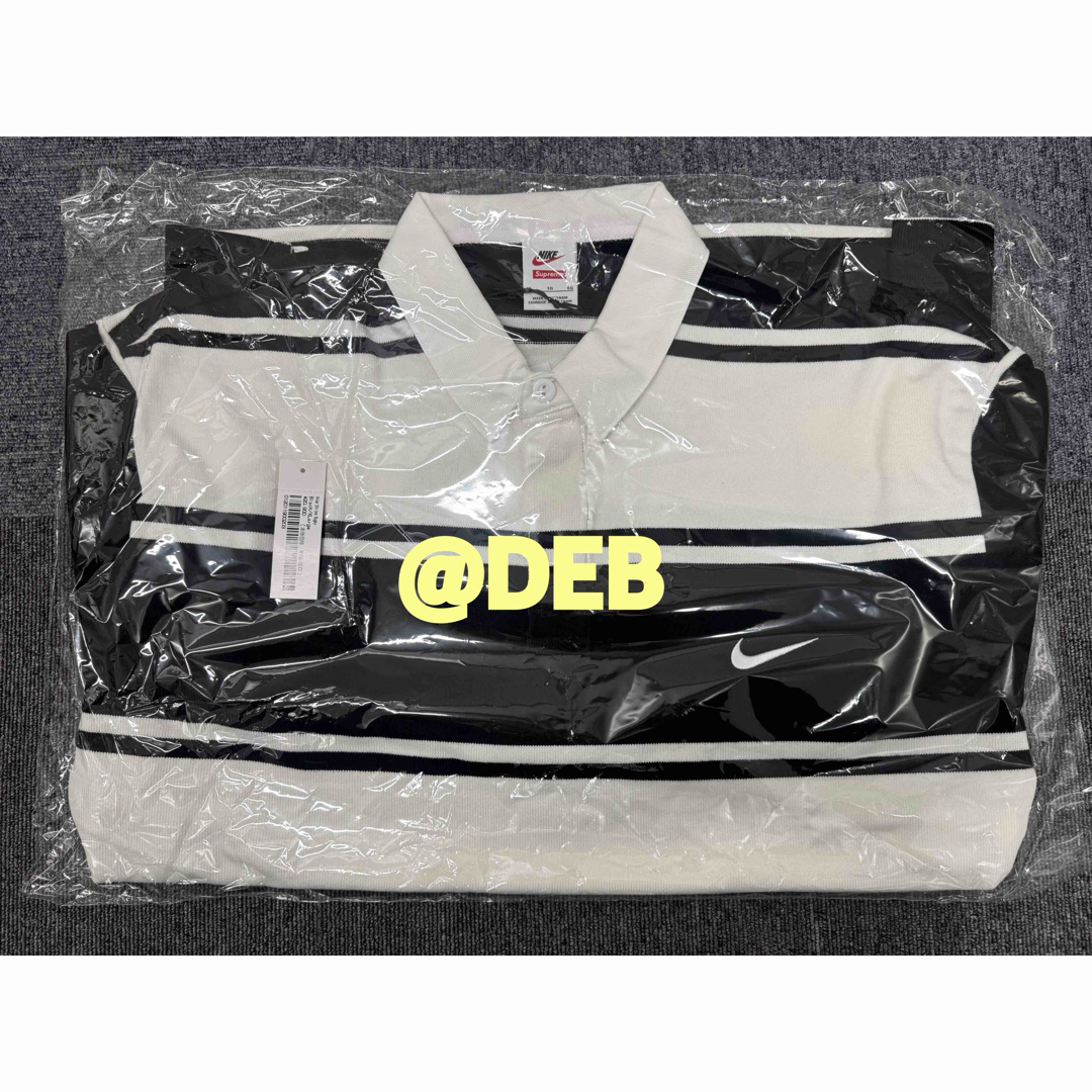 Supreme - Supreme x Nike Stripe Rugby Black XLサイズの通販 Supreme - Supreme x Nike Stripe Rugby Black XLサイズの通販