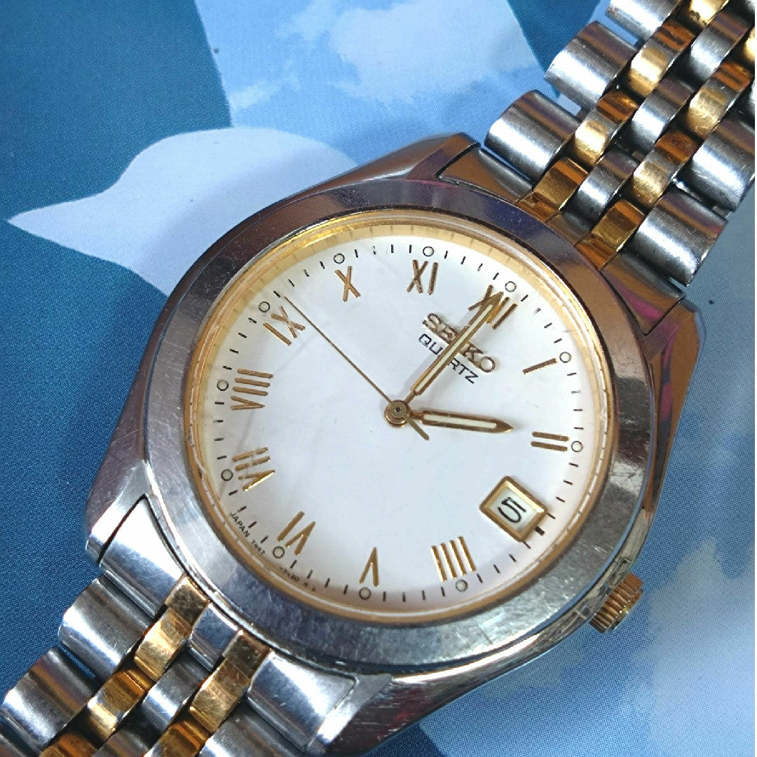 SEIKO - セイコー メンズクォーツ 電池交換済稼働品の通販 by SEIKO - セイコー メンズクォーツ 電池交換済稼働品の通販 by