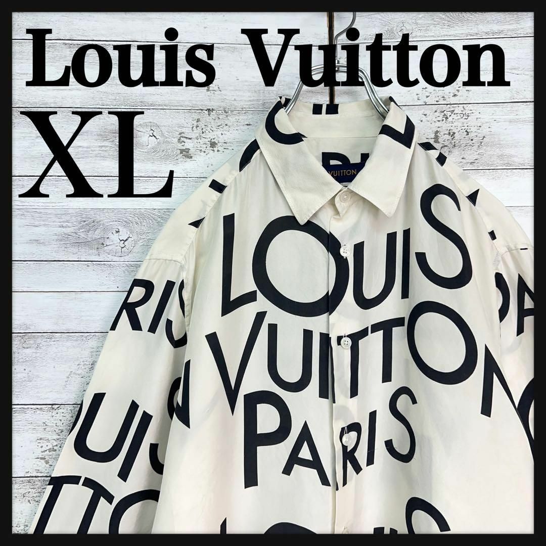 LOUIS VUITTON - 10913【希少XLサイズ】ルイヴィトン☆総柄 LOUIS VUITTON - 10913【希少XLサイズ】ルイヴィトン☆総柄