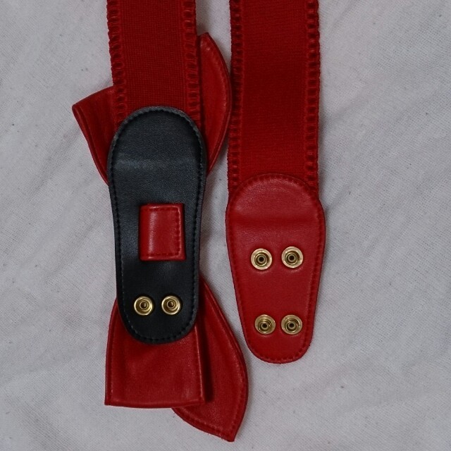 SNIDEL(スナイデル)のsnidel 赤リボンベルト レディースのファッション小物(ベルト)の商品写真