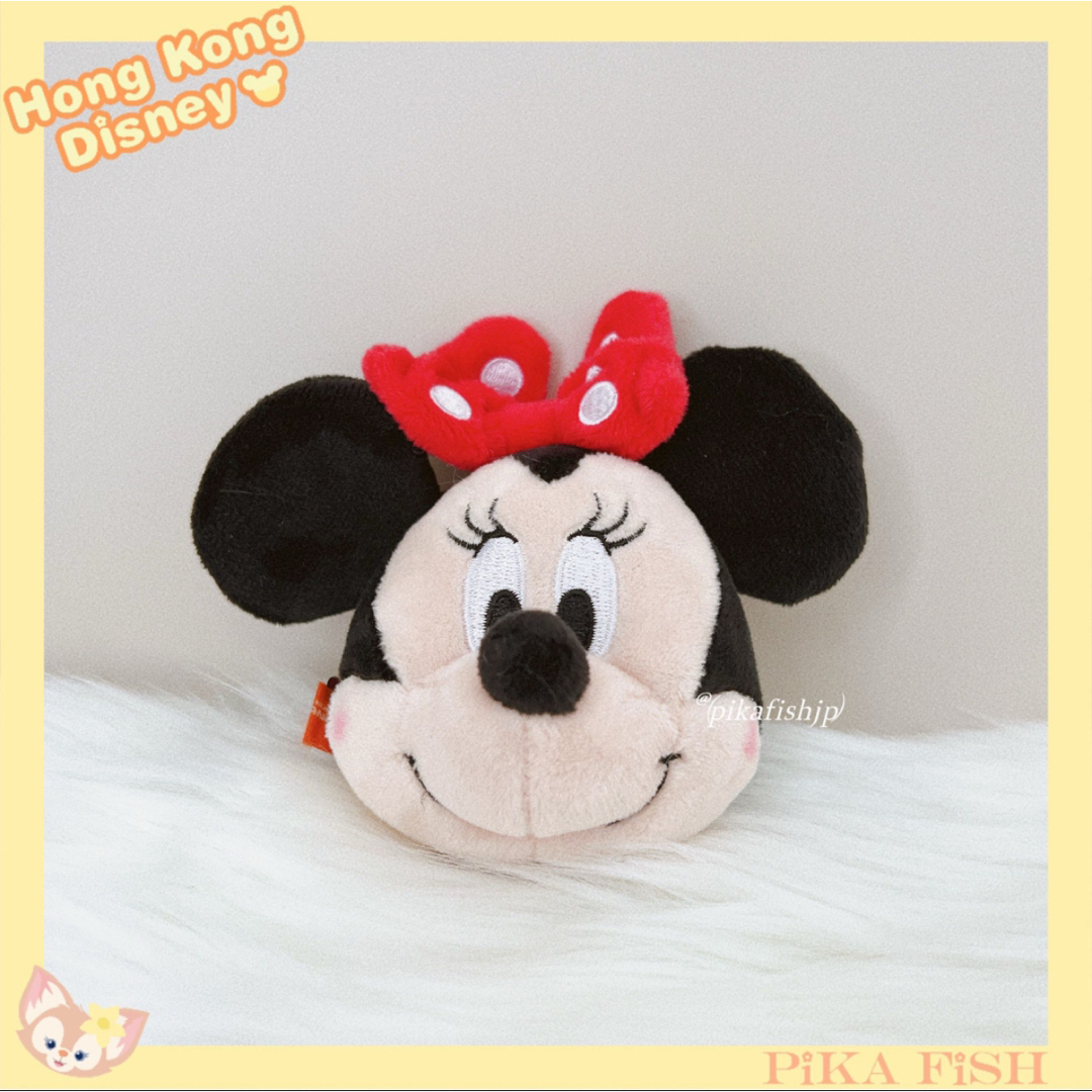 Disney(ディズニー)の【☆正規品】ミニー カスタマイズカチューシャ用 ぬいぐるみ 香港ディズニー エンタメ/ホビーのおもちゃ/ぬいぐるみ(ぬいぐるみ)の商品写真
