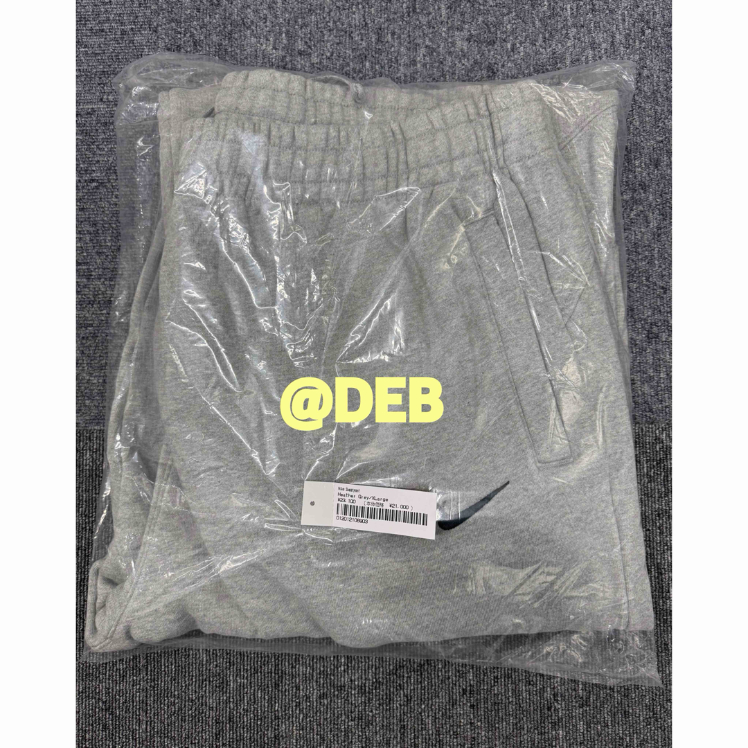 Supreme - Supreme x Nike Sweatpant Heather Grey XLの通販 by Supreme - Supreme x Nike Sweatpant Heather Grey XLの通販 by