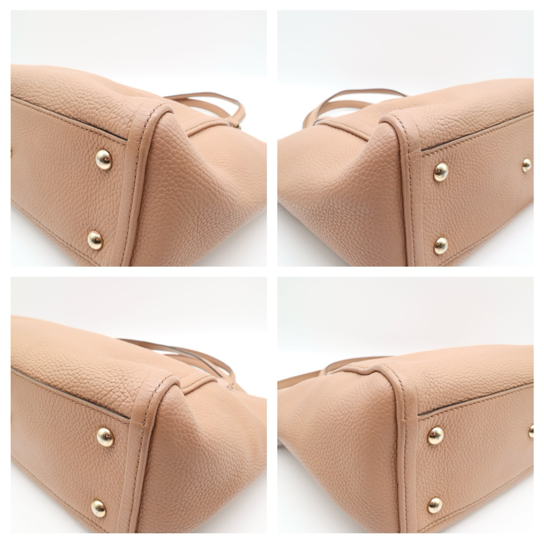 GUCCI - 【美品】 グッチ ソーホー 2wayバッグ ベージュ 369176 GUCCI - 【美品】 グッチ ソーホー 2wayバッグ ベージュ 369176