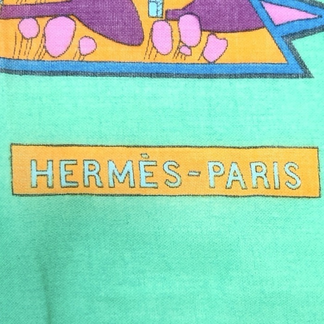 HERMES - HERMES エルメス 大判 ショール パレオ スカーフ HERMES - HERMES エルメス 大判 ショール パレオ スカーフ