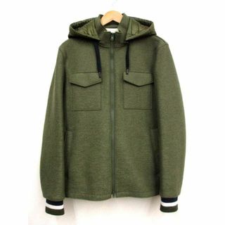 HERNO - HERNO ヘルノ ニット 切り替え パーカー ブラックの通販 HERNO - HERNO ヘルノ ニット 切り替え パーカー ブラックの通販