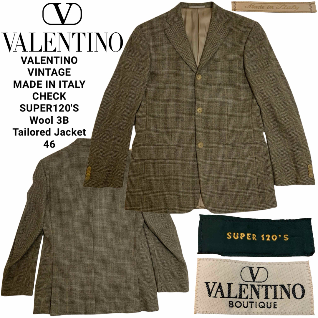 VALENTINO - VALENTINO VINTAGE イタリア製 チェック柄 VALENTINO - VALENTINO VINTAGE イタリア製 チェック柄