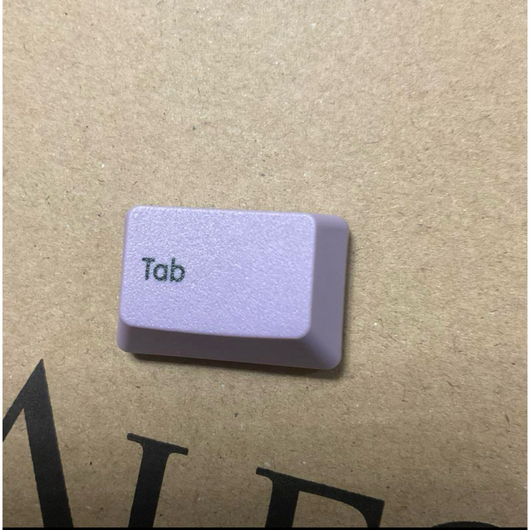 東プレ(トウプレ)のリアルフォース 日本語 キーキャップ スモーキーライラック tab rc1 スマホ/家電/カメラのPC/タブレット(PC周辺機器)の商品写真