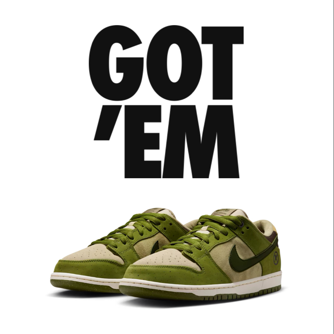 NIKE(ナイキ)の堀米 雄斗 Nike SB Dunk Low 抹茶 メンズの靴/シューズ(スニーカー)の商品写真