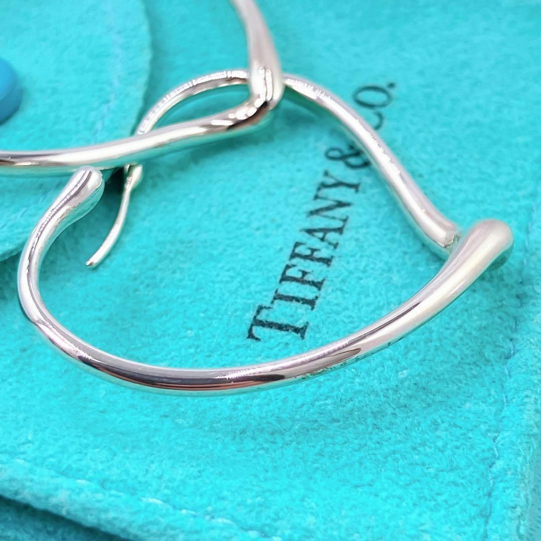 Tiffany & Co. - 極美品 ティファニー オープンハート フープ Tiffany & Co. - 極美品 ティファニー オープンハート フープ