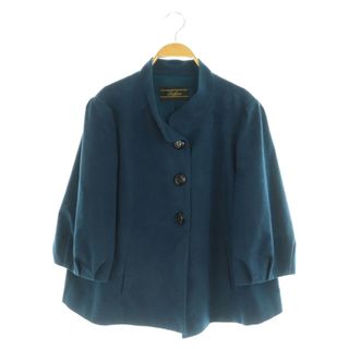 leilian - レリアン コート ツイード スタンドカラー ミンク leilian - レリアン コート ツイード スタンドカラー ミンク