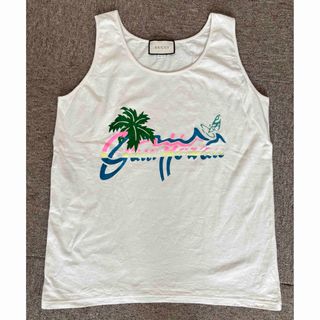GUCCI - 【広尾店】未使用品 グッチ GUCCI ロゴ メッシュ タンク GUCCI - 【広尾店】未使用品 グッチ GUCCI ロゴ メッシュ タンク