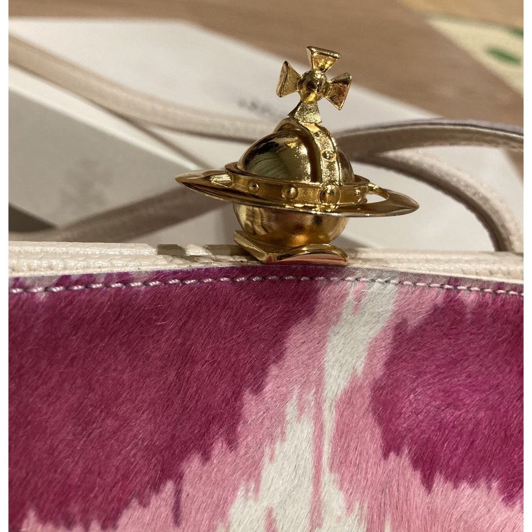 Vivienne Westwood - 【レア美品】ハラコレオパードハンドバッグ Vivienne Westwood - 【レア美品】ハラコレオパードハンドバッグ