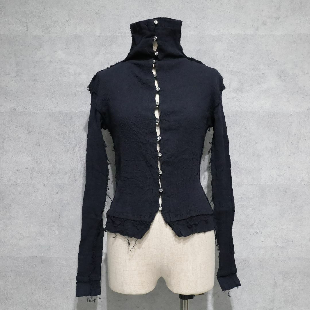 alice auaa - alice auaa cotton crepe blouse 楊柳ブラウスの alice auaa - alice auaa cotton crepe blouse 楊柳ブラウスの