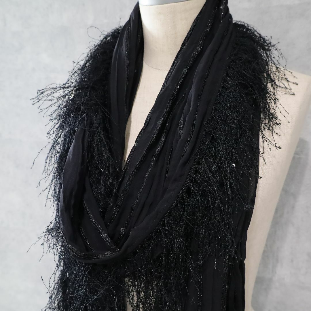 alice auaa fringe scarf ロングストール alice auaa fringe scarf ロングストール