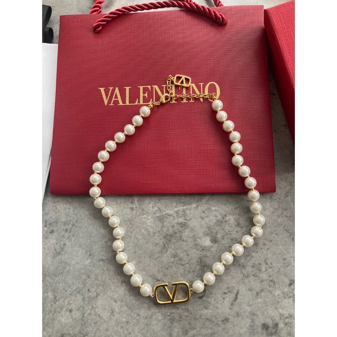 valentino garavani - ヴァレンティノパールビーズネックレス