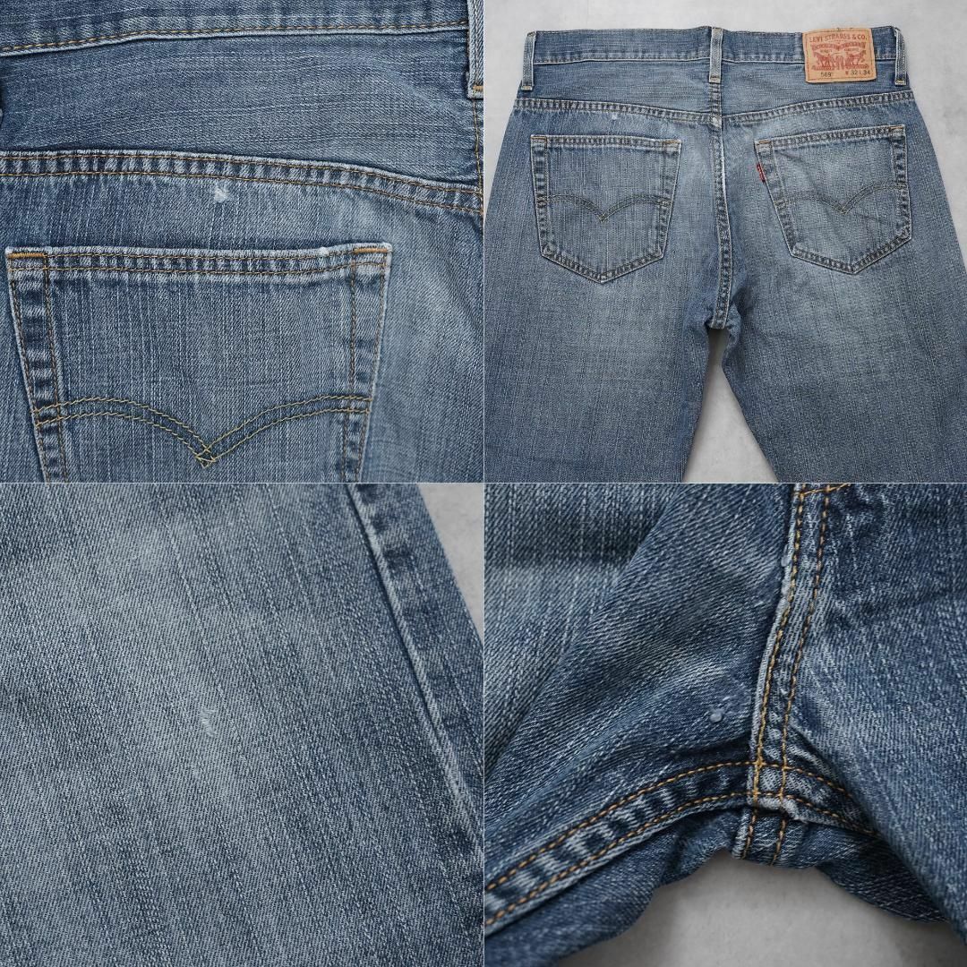 Levi's - リーバイス569 Levis W32 ブルーデニム ヒゲ ボトム 青 Levi's - リーバイス569 Levis W32 ブルーデニム ヒゲ ボトム 青