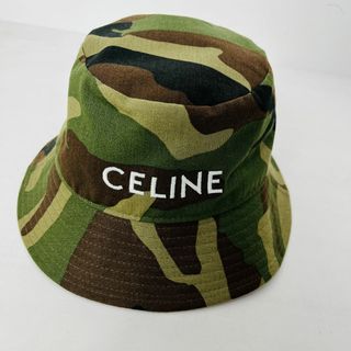 CELINE - CELINE セリーヌ 迷彩 ハット日本完売 帽子 バケット CELINE - CELINE セリーヌ 迷彩 ハット日本完売 帽子 バケット