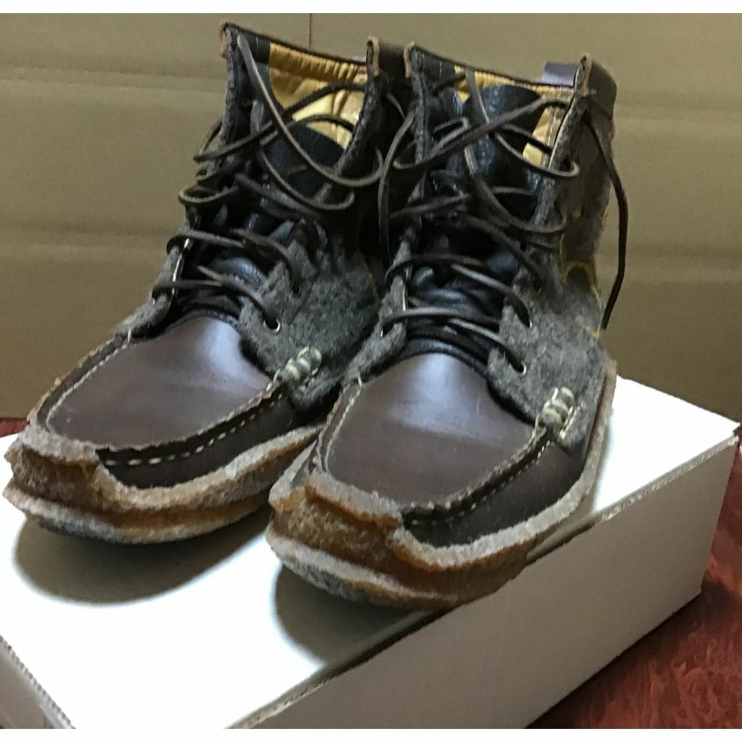 Nigel Cabourn - ナイジェルケーボン × ユケテン ブーツ★希少!ヴィンテージブランケットアッパー