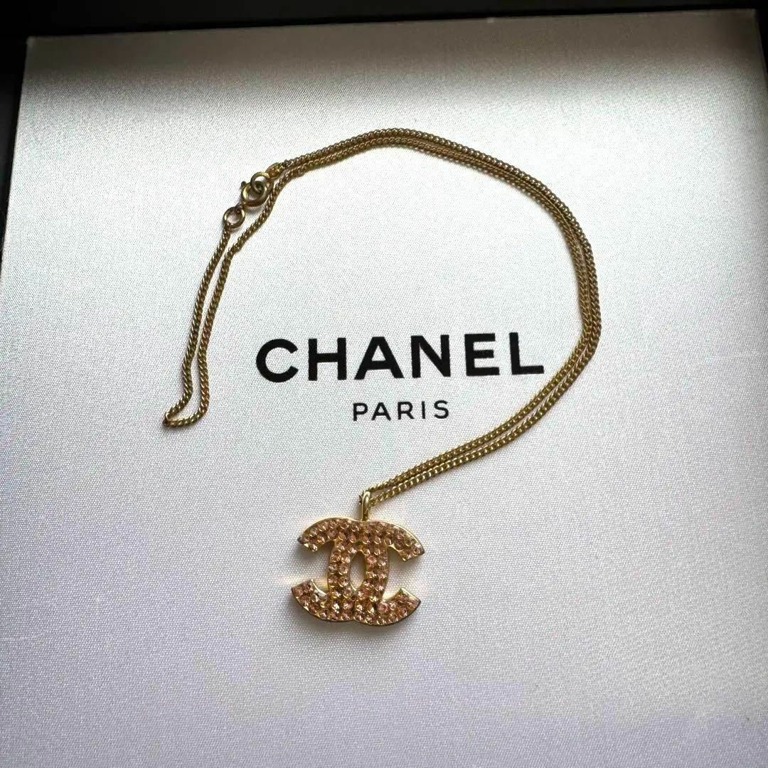 【予約受付中】 CHANEL ライン ココマーク ネックレス シャネル CHANEL - イエローゴールド