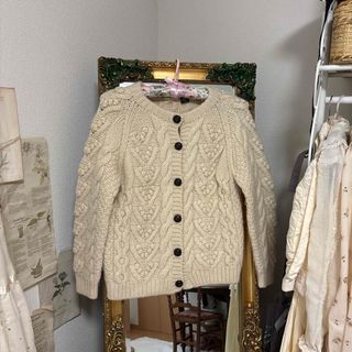VINTAGE - ヴィンテージ カーディガン モヘア 金ボタン VINTAGE - ヴィンテージ カーディガン モヘア 金ボタン