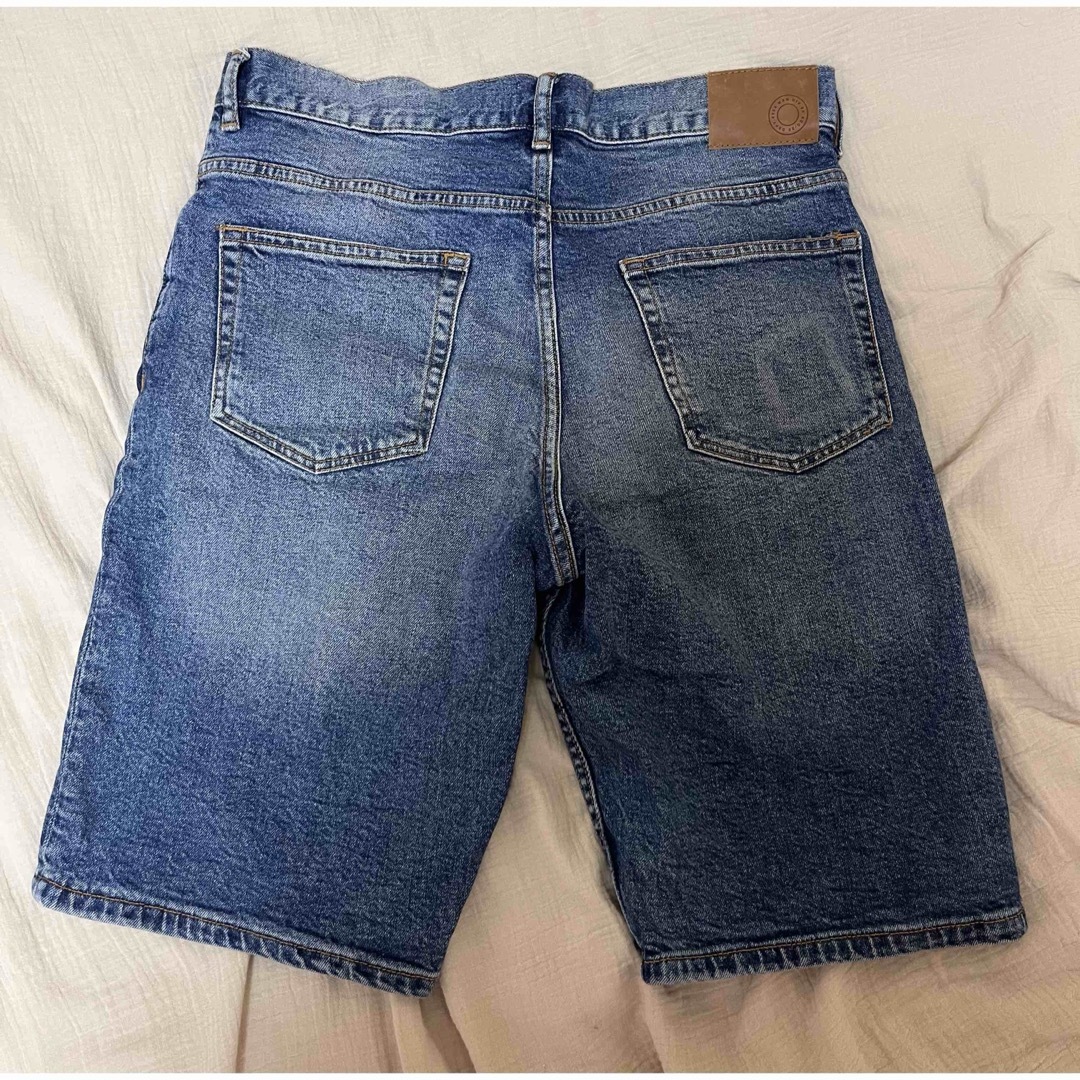 H&M - H&M デニムショートパンツ ブルーの通販 by Ran's shop H&M - H&M デニムショートパンツ ブルーの通販 by Ran's shop