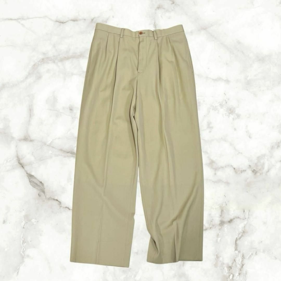 GIORGIO ARMANI - 【美品・80s】ジョルジオ アルマーニ ワイド GIORGIO ARMANI - 【美品・80s】ジョルジオ アルマーニ ワイド