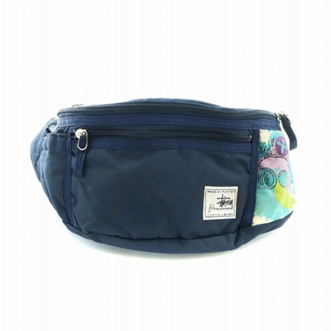 STUSSY - STUSSY ポーター グラフィック ウエストバッグ ボディ STUSSY - STUSSY ポーター グラフィック ウエストバッグ ボディ