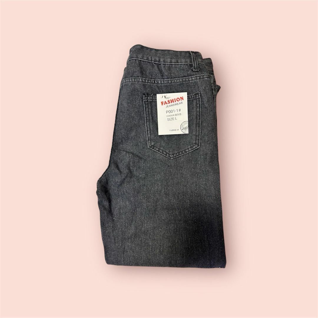 ズボン ストレート 韓国 デニム ロングパンツ ゆったり デート カジュアル メンズのパンツ(デニム/ジーンズ)の商品写真