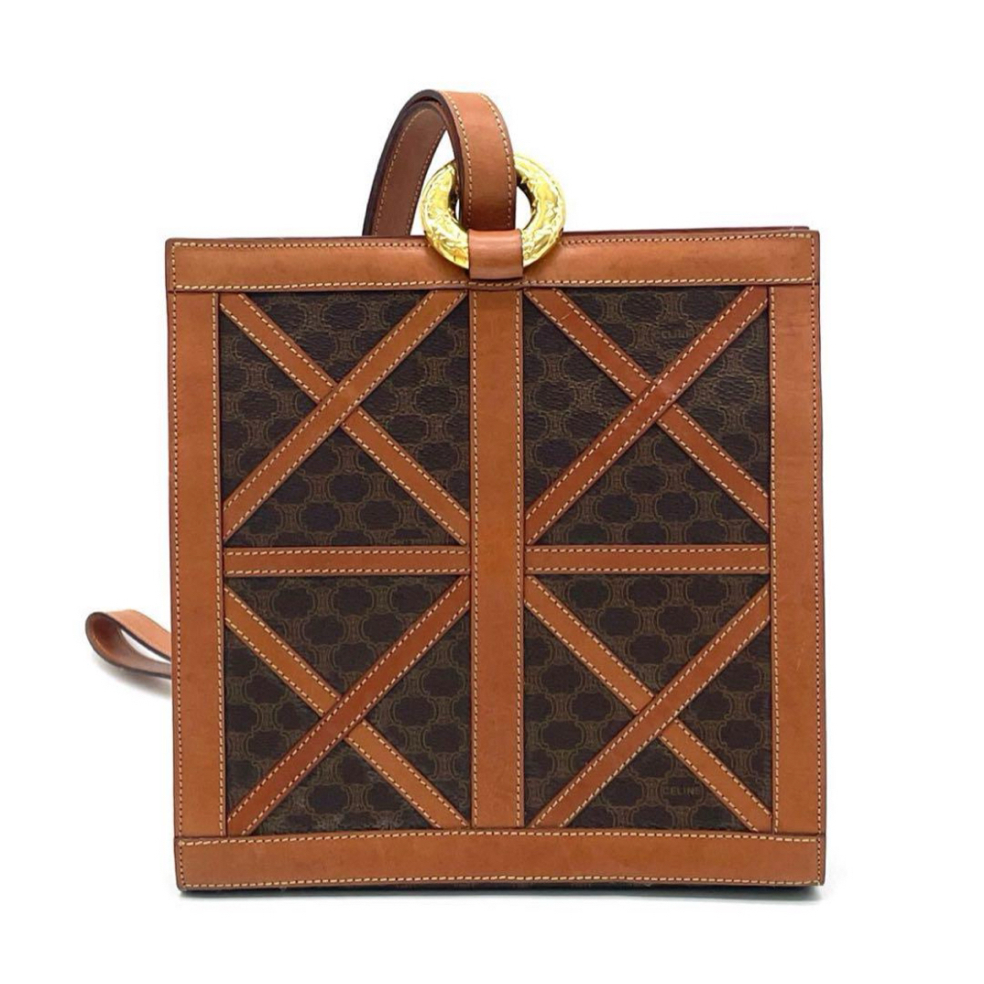 CELINE - 【希少】美品 セリーヌ マカダム ブラウン スター CELINE - 【希少】美品 セリーヌ マカダム ブラウン スター