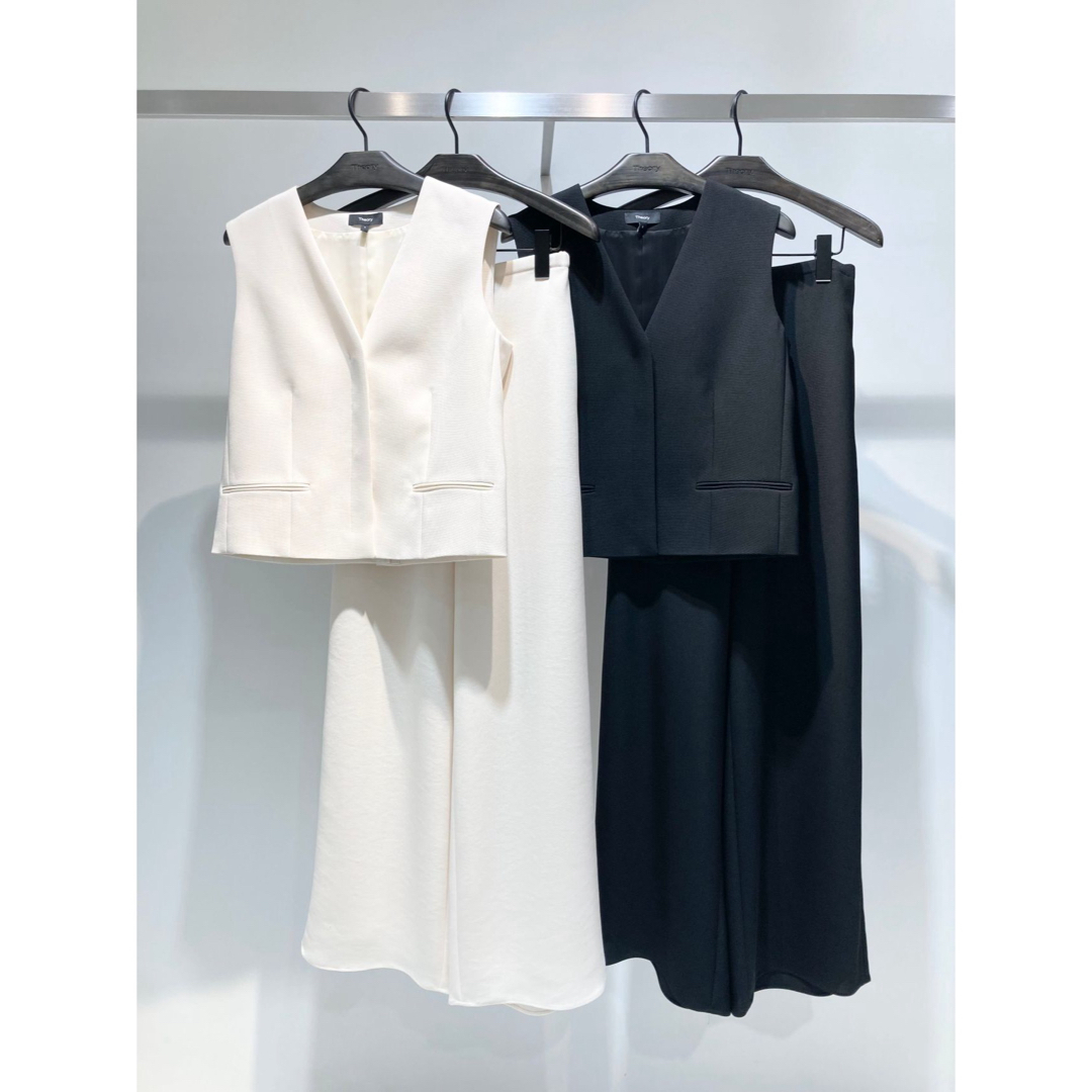 Theory - theory 23SS Dry Crepe ベスト ワイドパンツ Theory - theory 23SS Dry Crepe ベスト ワイドパンツ