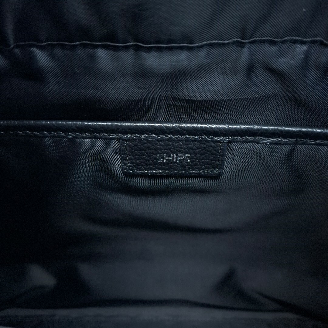 SHIPS - 【美品】SHIPS ブラック レザー ビジネスバッグの通販 SHIPS - 【美品】SHIPS ブラック レザー ビジネスバッグの通販