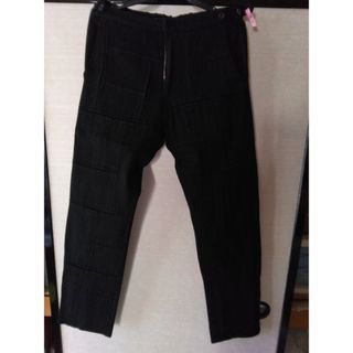 COMME des GARCONS - コムデギャルソン ウールパンツ 黒 S〜Mの COMME des GARCONS - コムデギャルソン ウールパンツ 黒 S〜Mの