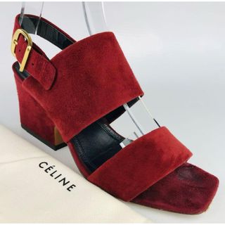 CELINE - □希少□ CELINE フィービー サンダル 本革 スエード CELINE - □希少□ CELINE フィービー サンダル 本革 スエード