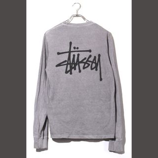 STUSSY - USA製 80s STUSSY ビッグプリント ロンT 古着 STUSSY - USA製 80s STUSSY ビッグプリント ロンT 古着