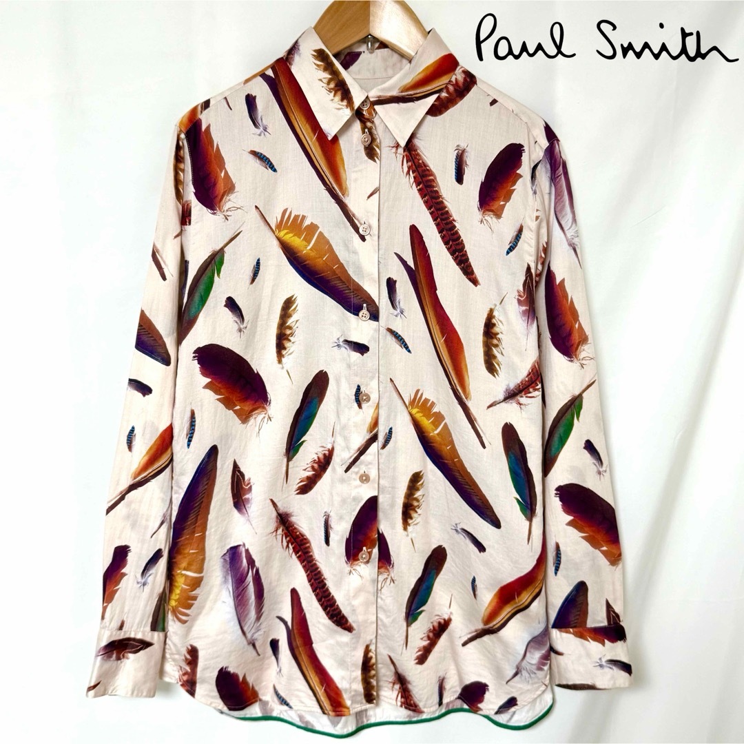 Paul Smith - Paul Smith フェザープリント シャツ Lの通販 by Paul Smith - Paul Smith フェザープリント シャツ Lの通販 by