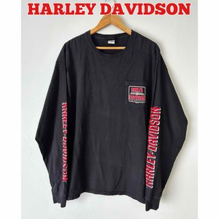 Harley Davidson(Tシャツ/カットソー(七分/長袖))のフリマ Harley Davidson(Tシャツ/カットソー(七分/長袖))のフリマ