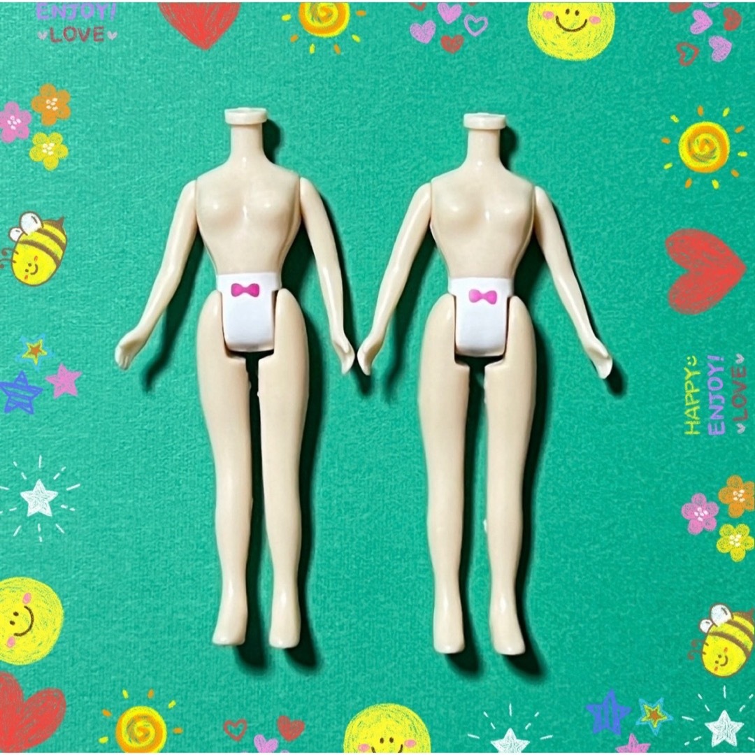 アイシードール カスタム 交換用 ボディ 2体 プチブライス 人形 海外 新品 エンタメ/ホビーのおもちゃ/ぬいぐるみ(ぬいぐるみ)の商品写真