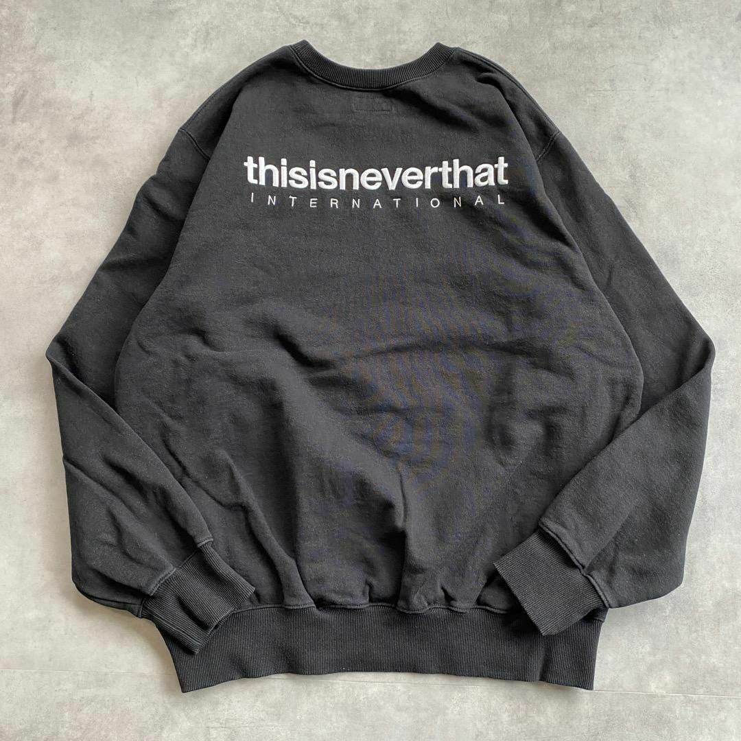 thisisneverthat - thisisneverthat スウェット ネバザ ロゴ刺繍 thisisneverthat - thisisneverthat スウェット ネバザ ロゴ刺繍