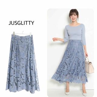 JUSGLITTY - JUSGLITTY♡カタログ掲載 小花柄スカートの通販 by JUSGLITTY - JUSGLITTY♡カタログ掲載 小花柄スカートの通販 by
